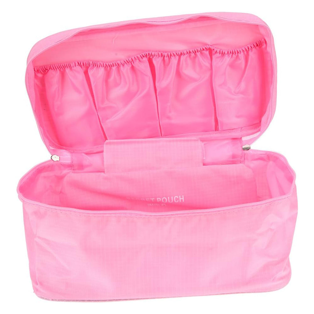 2 X Travel Underwear Bra Storage Bag Lingerie Socks Organizers Pink Light Blue