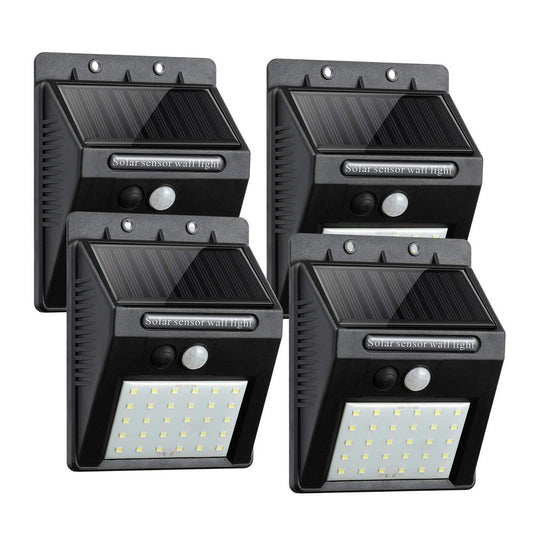4 Pack 30 LEDS Motion Sensor Solar Lights