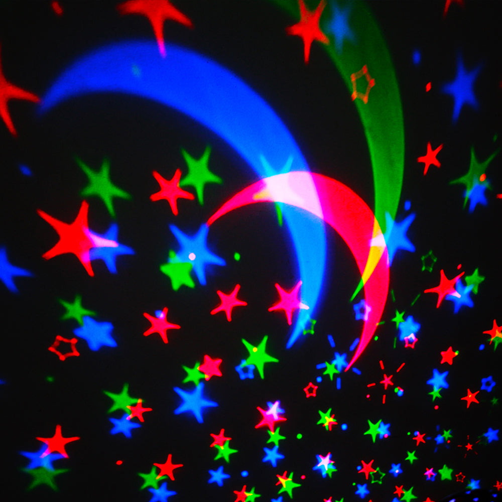 White Bluetooth LED Night Light Projector Sky Star Moon Lamp