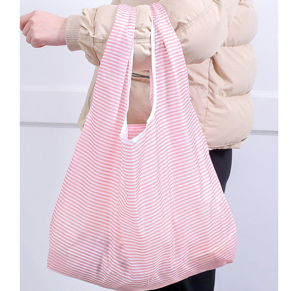 5 Pack Folding Reusable Shopping Bags Random Colour