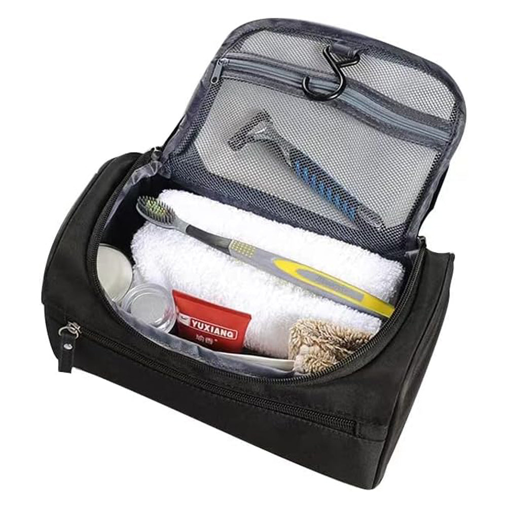 2 X Travel Hanging Toiletry Bag Cosmetic Storage Makeup Bag Blue Black