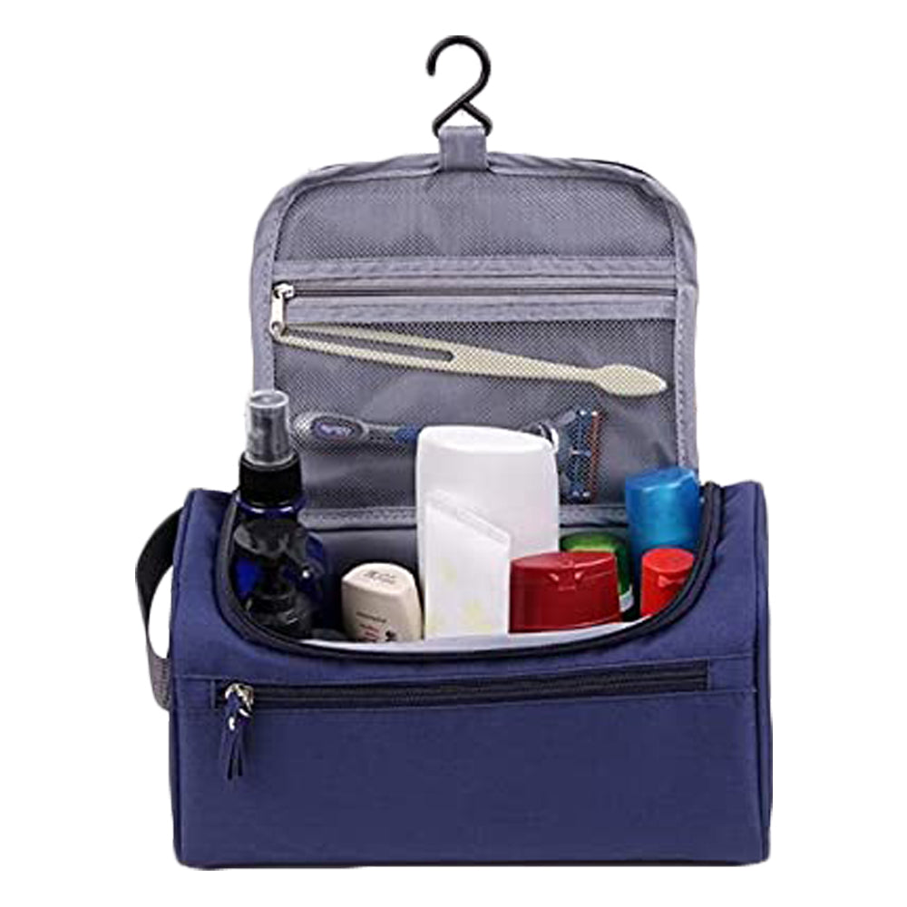 Travel Hanging Toiletry Bag Cosmetic Storage Makeup Bag Blue
