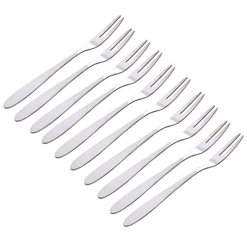 10pcs Kitchen Stainless Steel Mini  Forks