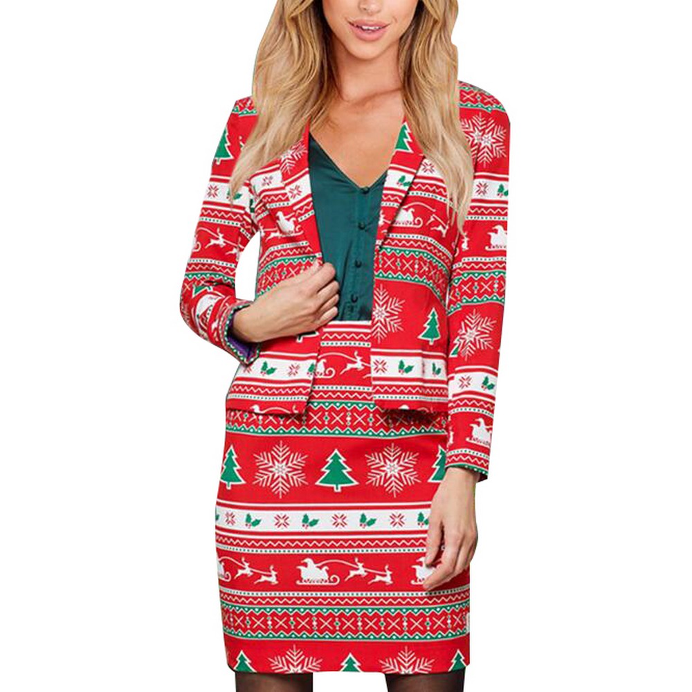 Women Christmas Floral Set Style 2