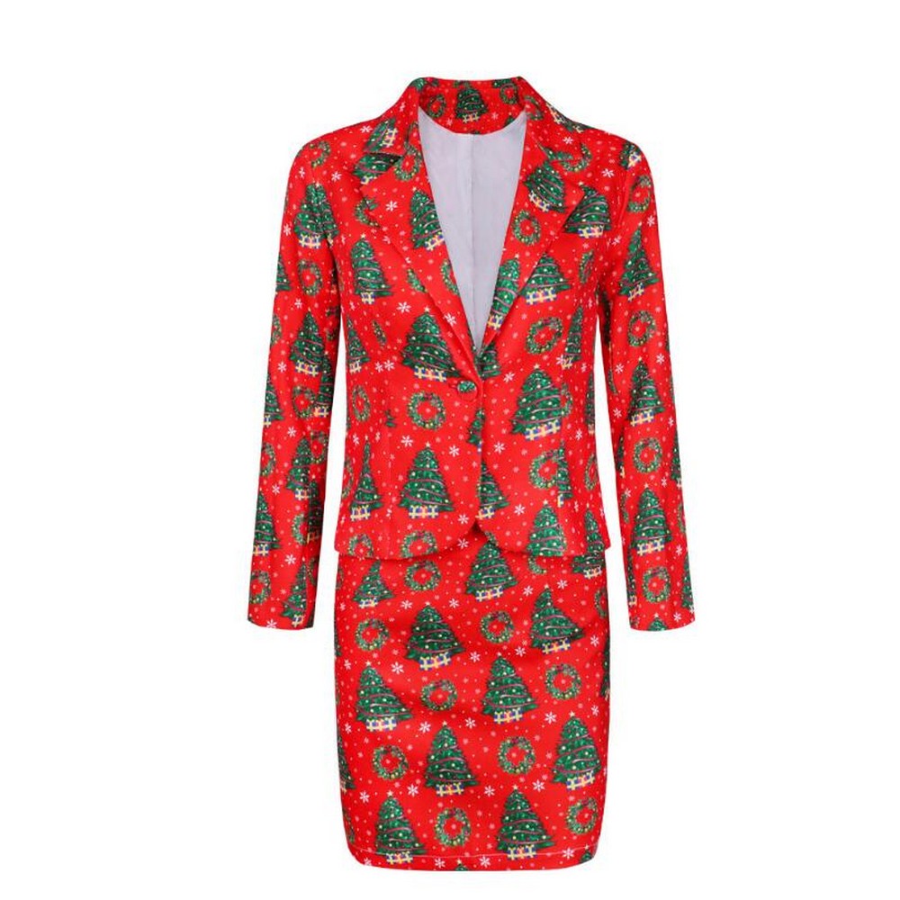 Women Christmas Floral Set Style 4