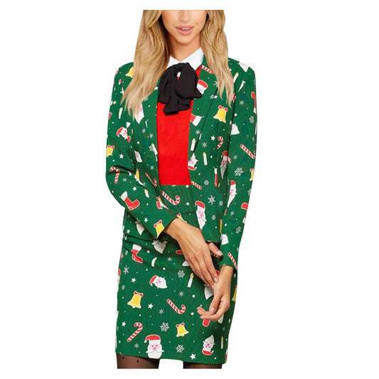 Women Christmas Floral Set Style 5