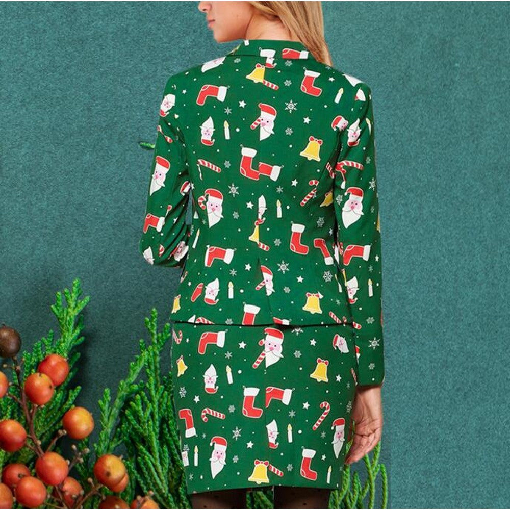 Women Christmas Floral Set Style 5