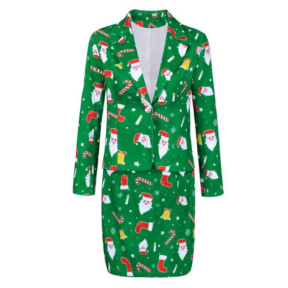 Women Christmas Floral Set Style 5