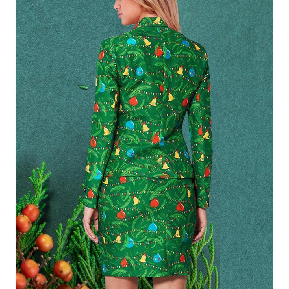 Women Christmas Floral Set Style 7