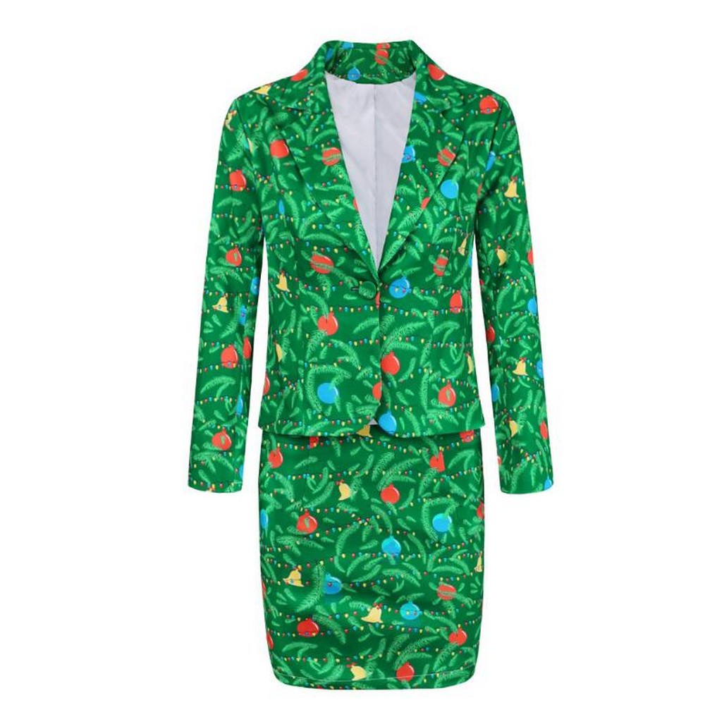 Women Christmas Floral Set Style 7