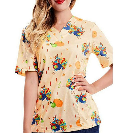 Women V Neck T Shirt Style