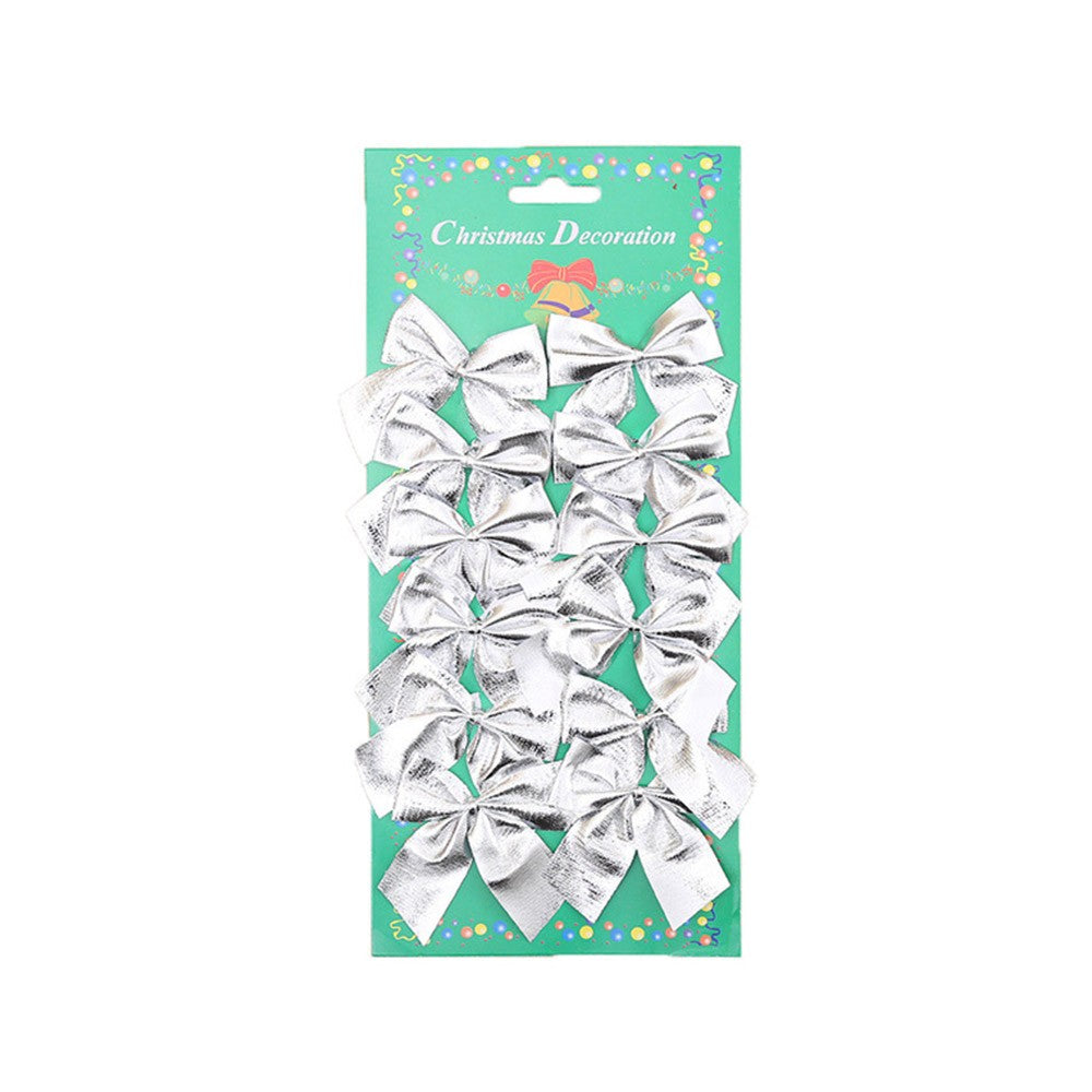 3Sets 36pcs Christmas Tree Decoration Bows Christmas Tree Decorations