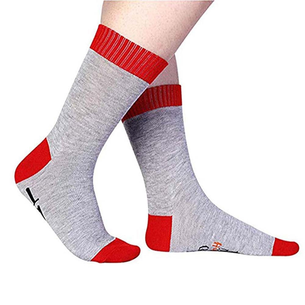 3Pairs Christmas Socks Cotton Comfortable Socks Letter Pattern
