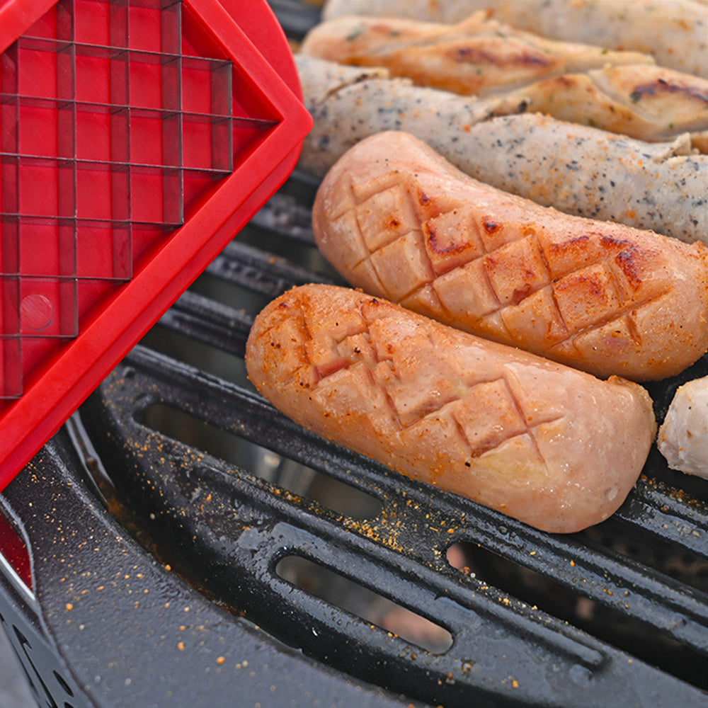 1X Hot Dog Cutter Slicer Barbecue Sausage Cutter Kitchen Hot Dog Slicing Tool