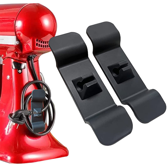 4X Black Cord Organizer Kitchen Appliances Mixer Cable Wrap Wire Cord Storage