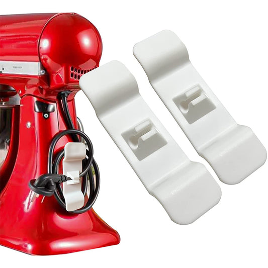 4X White Cord Organizer Kitchen Appliances Mixer Cable Wrap Wire Cord Storage