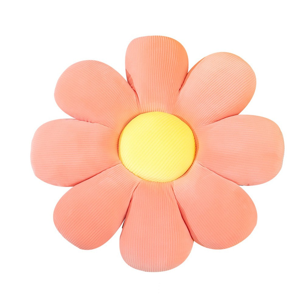 Cute Daisy Pillow Cushion Flower Floor Pillow Seating Cushion Pink