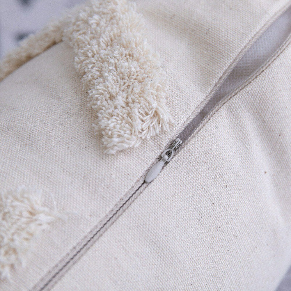 2Pcs 45x45cm Boho Tassels Pillow Cover Throw Cushion Case Sofa Couch Decor