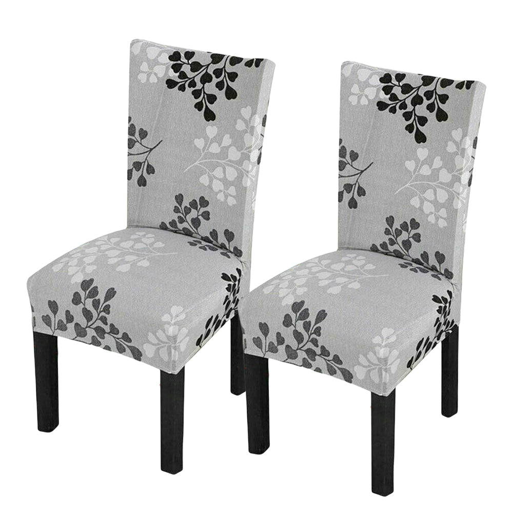 4X Chair Cover Stretch Seat Protector Armless Dining Chair Slipcover Style A