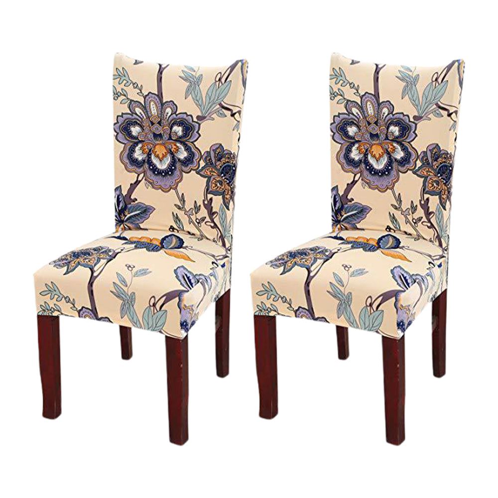 4X Chair Cover Stretch Seat Protector Armless Dining Chair Slipcover Style B