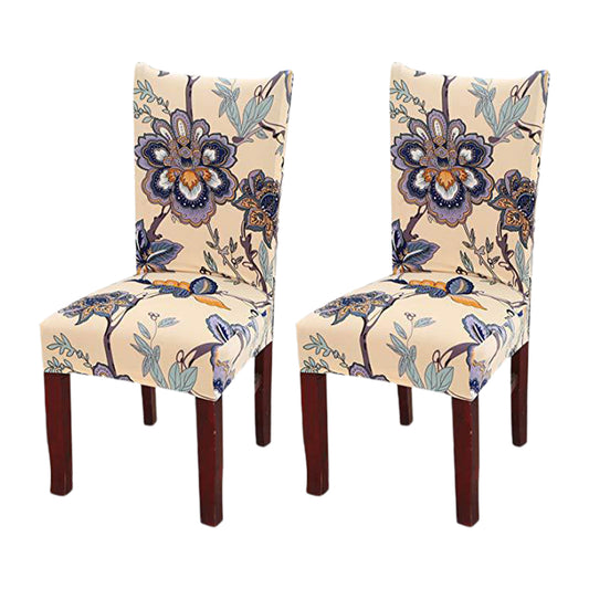 4X Chair Cover Stretch Seat Protector Armless Dining Chair Slipcover Style B