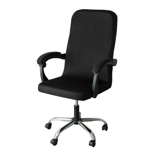 1Pc Office Chair Cover Water Resistant Computer Chair Slipcovers Black L
