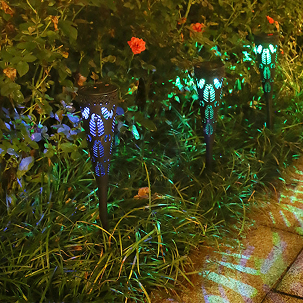 4 X Solar Powered Lights Outdoor Garden Lighting Multicolor Style 2