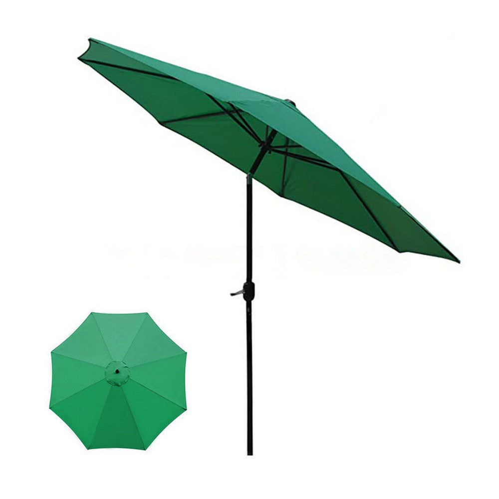 Patio Umbrella Replacement Canopy Water-resistant Garden Parasol Cover Green XL