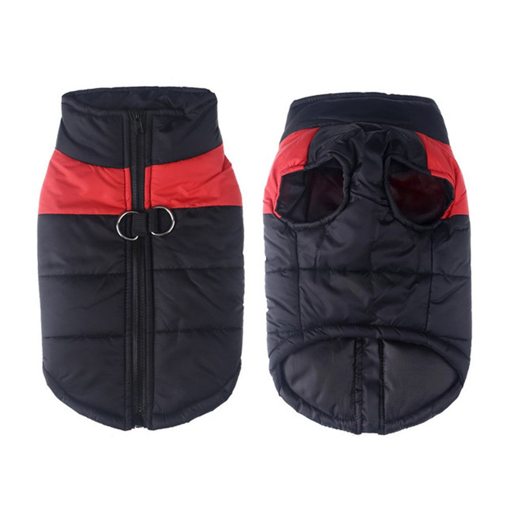 Water Resistant Pet Clothes Cold Weather Dog Warm Vest Jacket Vest Coat Red 7XL