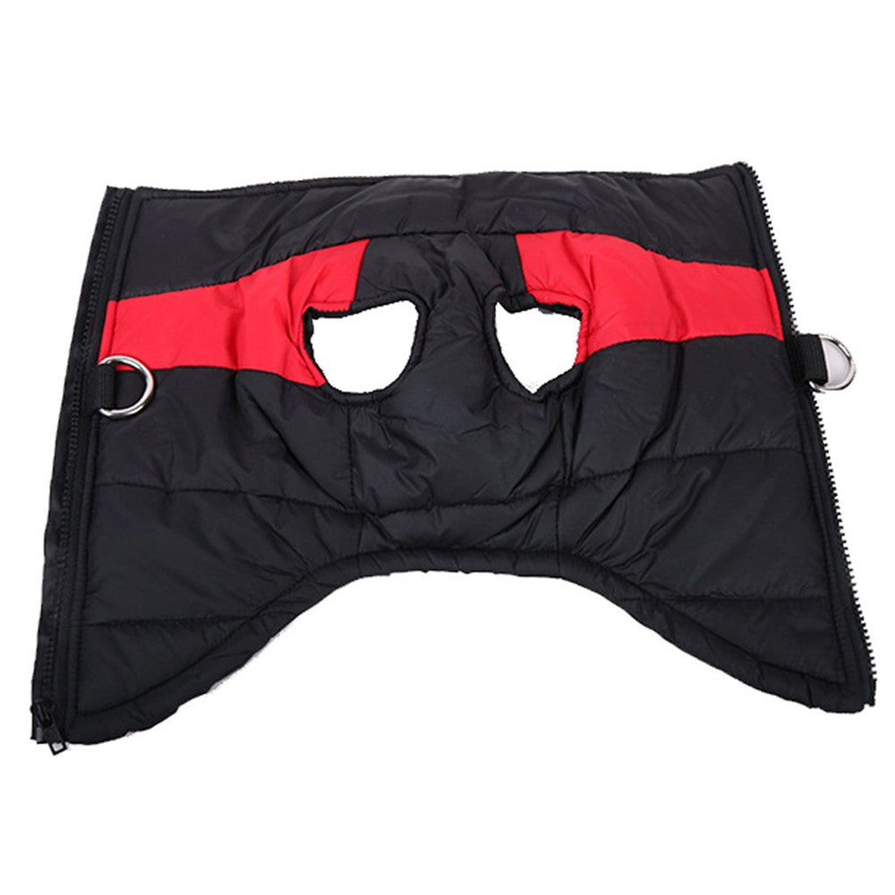 Water Resistant Pet Clothes Cold Weather Dog Warm Vest Jacket Vest Coat Red 5XL