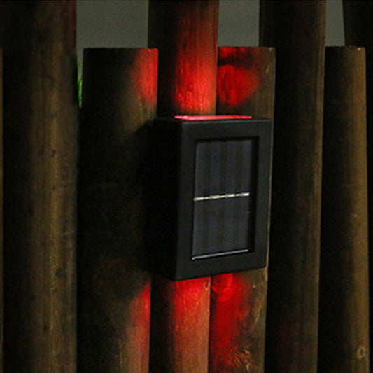 2Pcs Wall Mounted Solar Light Outdoor Garden Lamp Multicolor Lights