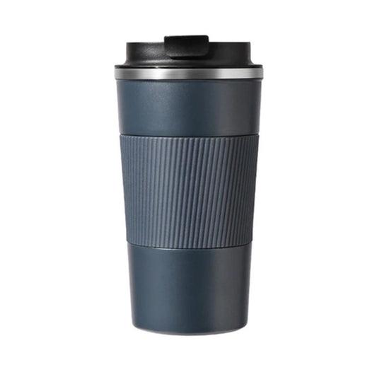 510ml Reusable Vacuum Stainless Steel Insulated Coffee Mug with Seal Lid Blue