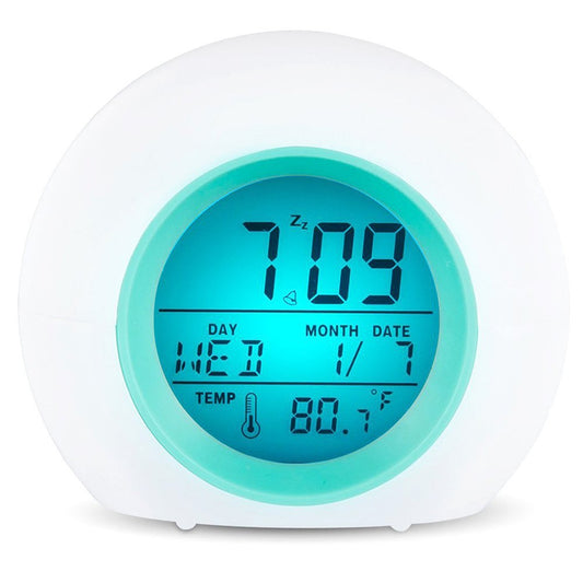 1 X Multi-function LED Digital Alarm Clock with Seven Changing Colours