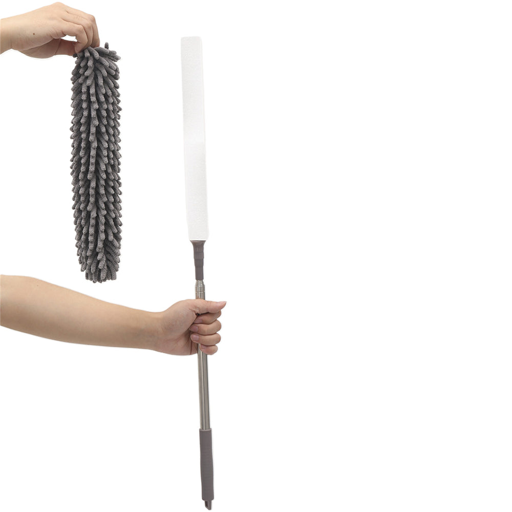 Set of 8Pcs Microfiber Duster with Extension Pole