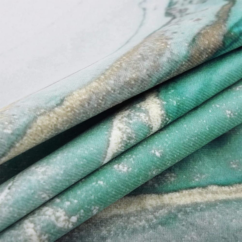 4Pcs Luxury Cushion Covers Marble Texture Turquoise and Gold Silver Pillow Cover