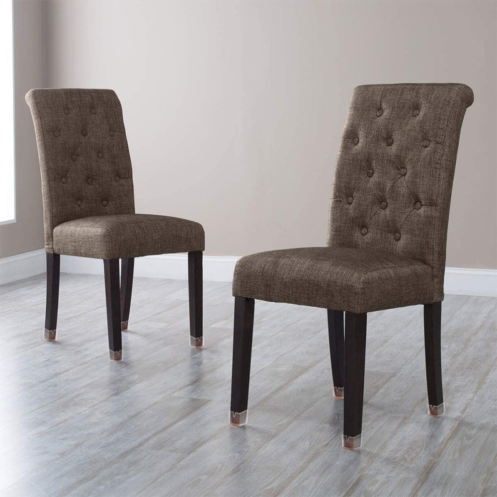 16Pcs Square Chair Leg Covers Furniture Sofa Leg Caps Floor Protector with Pad