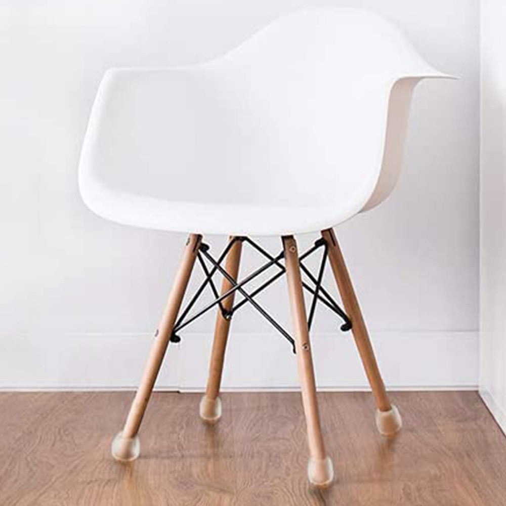 16Pcs Round Chair Leg Covers Furniture Sofa Leg Caps Floor Protector with Pad