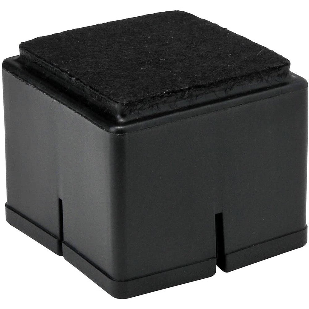 32pcs Square Chair Leg Floor Protectors Silicone Soft Covers with Anti Slip Pads