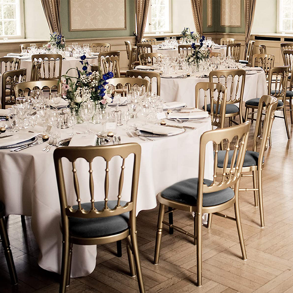 2Pcs Stretch Dining Chair Seat Cover Grey