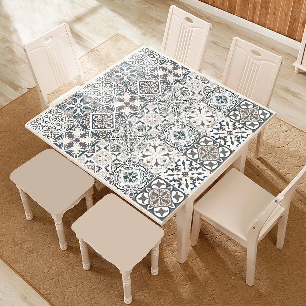 20Pcs 15cm Moroccan Style Tile Wall Stickers for Kitchen Bathroom Decor Style 1