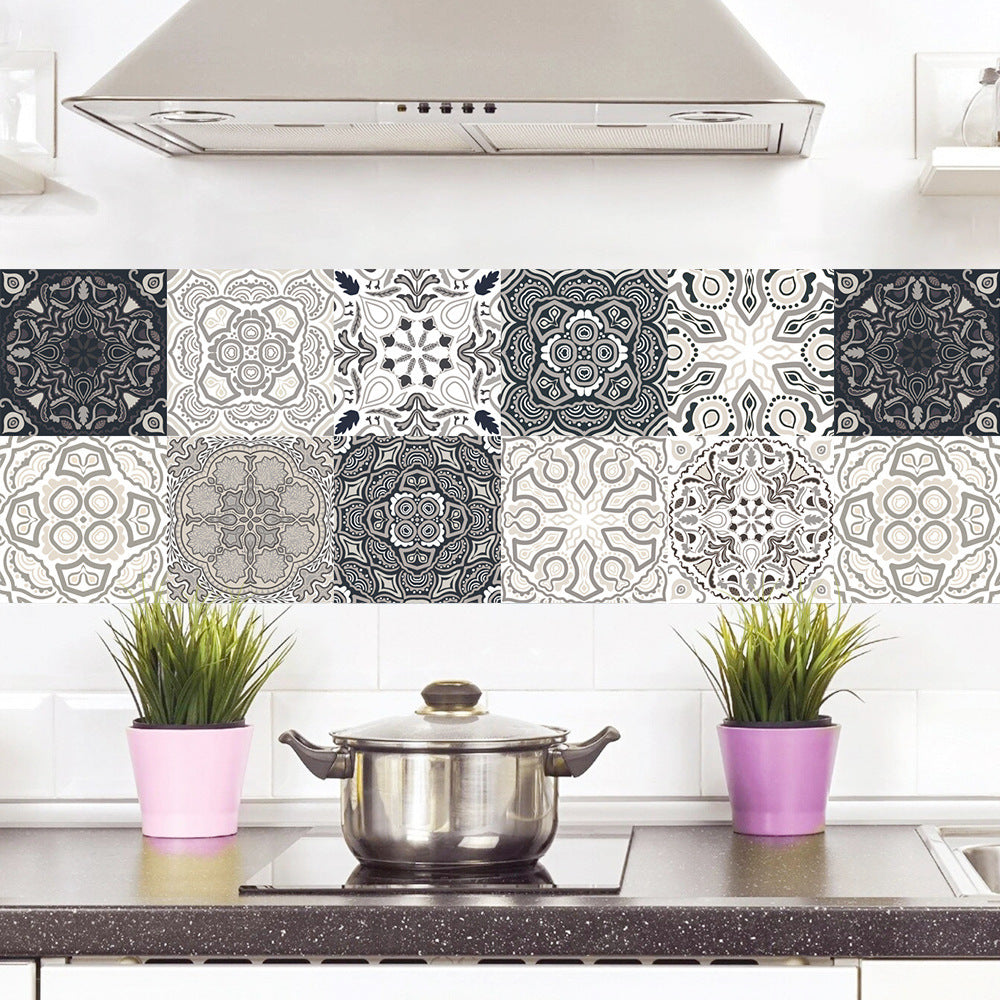 20Pcs 15cm Moroccan Style Tile Wall Stickers for Kitchen Bathroom Decor Style 3