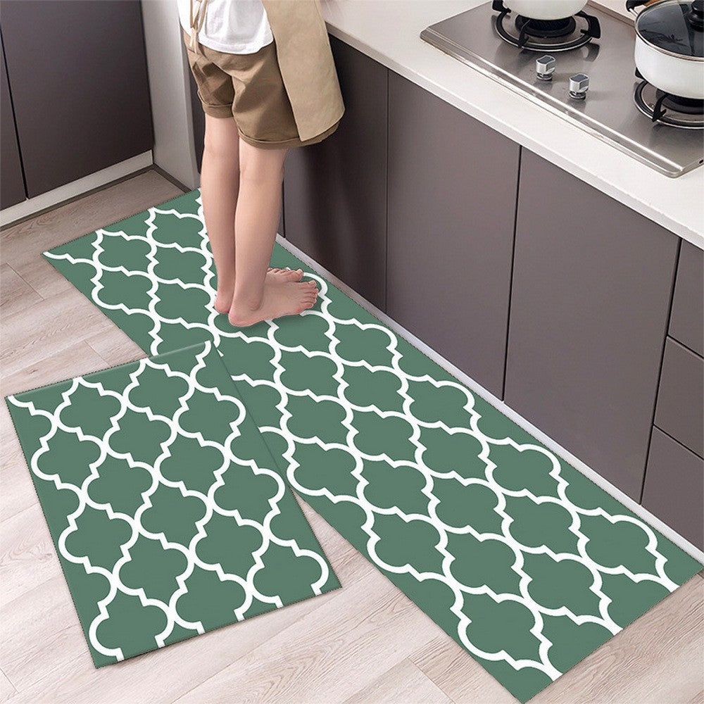 2Pcs Non Slip Kitchen Mats Set Kitchen Floor Mats Laundry Room Mats