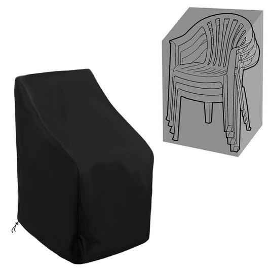 1 X Water Resistant Stacking Single Seat Chair Cover Patio Dustproof Chair Cover
