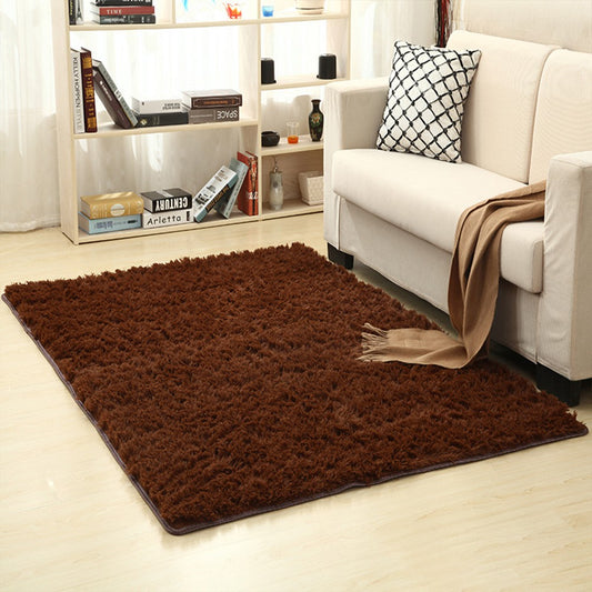 80x160cm Shaggy Fluffy Floor Mat Area Rug Carpet for Bedroom Living Room Coffee
