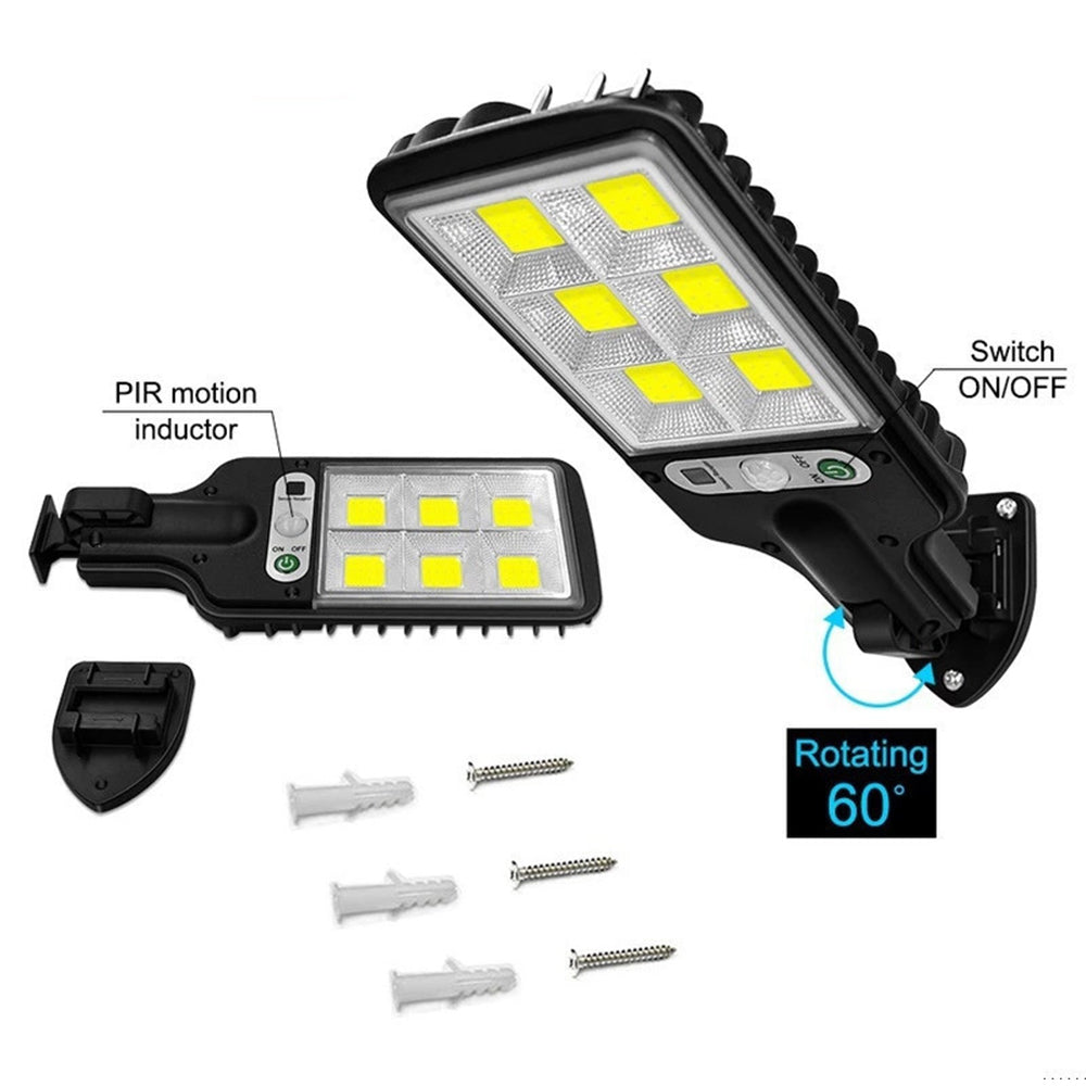 4 X Motion Sensor Solar Light LED Wall Lamp Security Outdoor Street Light