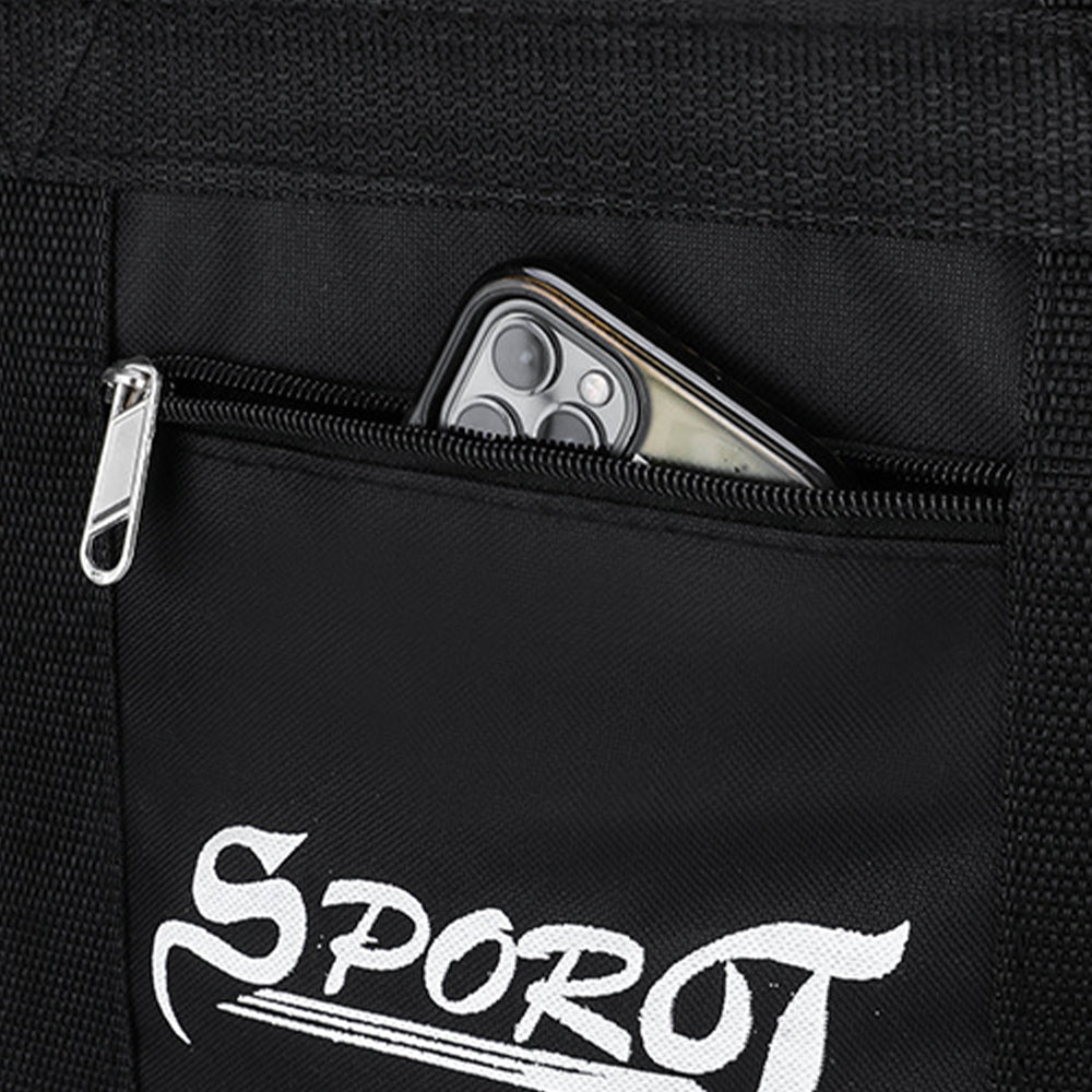 63x40x20cm Wheeled Travel Duffel Bag Expandable Oxford Bag