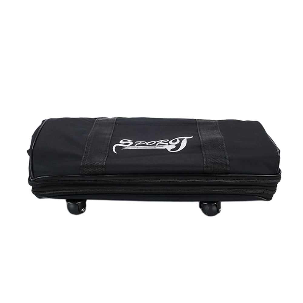 63x40x20cm Wheeled Travel Duffel Bag Expandable Oxford Bag