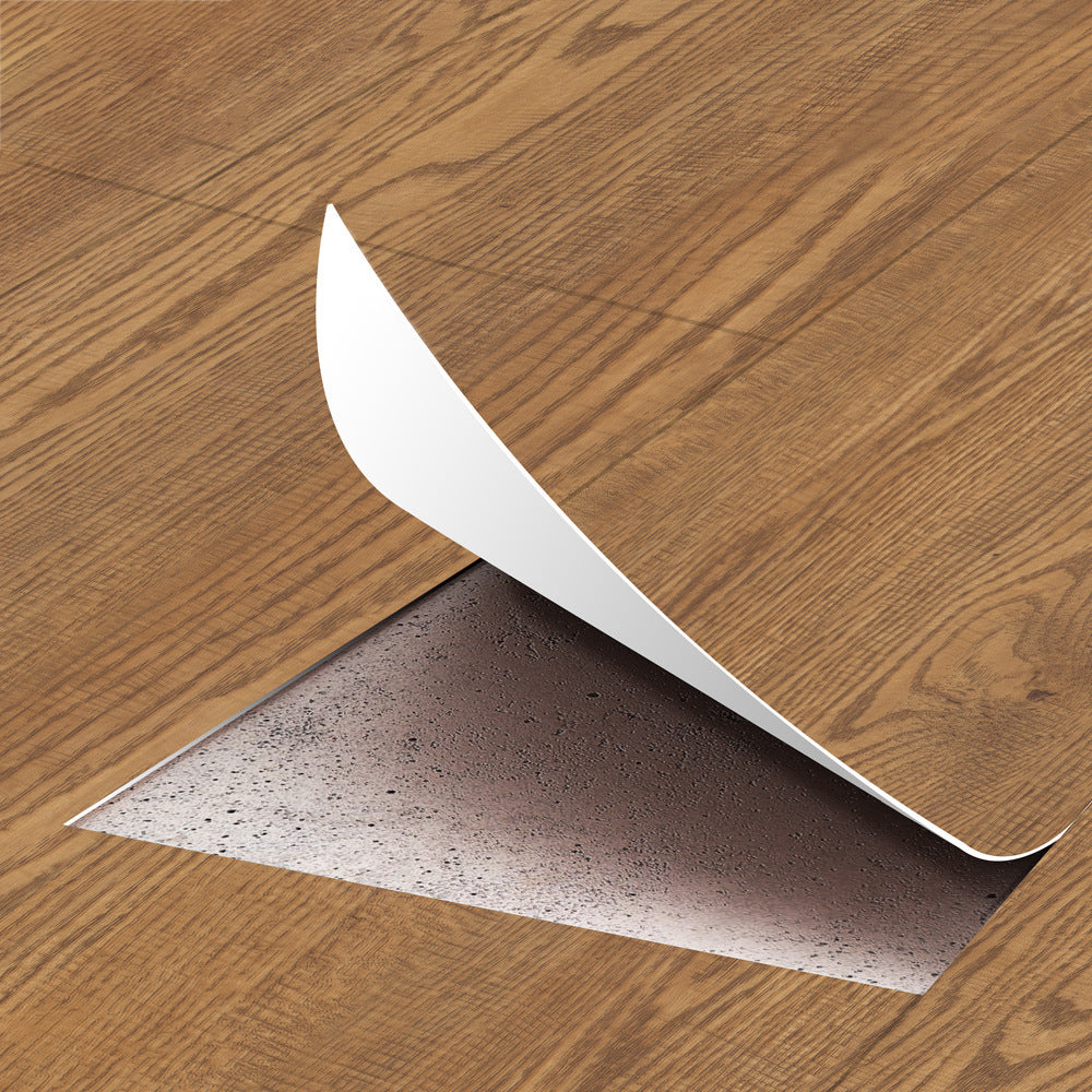 20x300cm Floor Tile Sticker Self Adhesive Waterproof Floor Tile Protector Brown