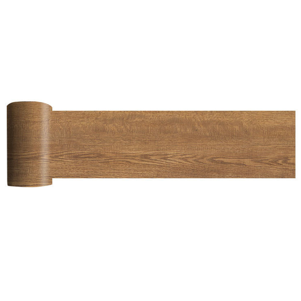 2 X 300cm Wood Look Floor Tile Sticker Self Adhesive Flooring Tile Protector Brown