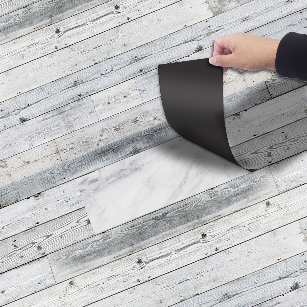 20x300cm Floor Tile Sticker Self Adhesive Waterproof Floor Tile Protector Grey